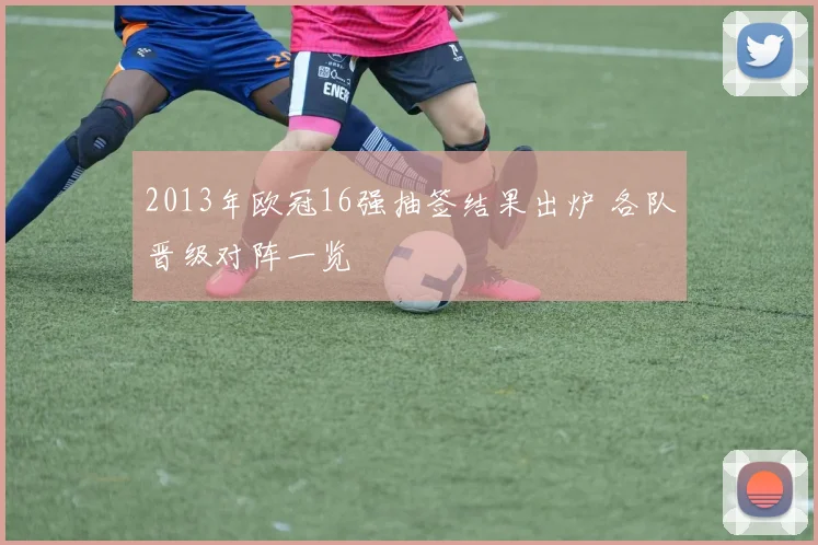2013年欧冠16强抽签结果出炉 各队晋级对阵一览